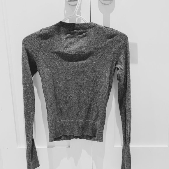 Abercrombie & Fitch Dark Grey Sweater - Picture 6 of 8